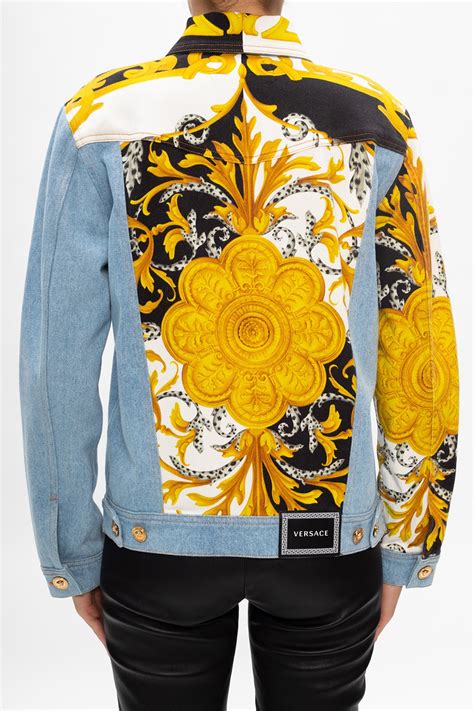 women versace jackets on|Versace denim jacket women's.